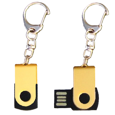 Mini porte-cls USB - 8Gb dor-noir