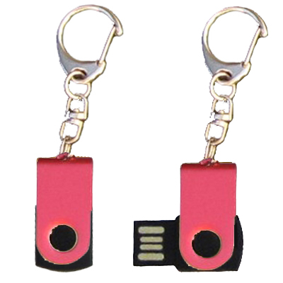 Mini porte-cls USB - 8Gb rouge-noir