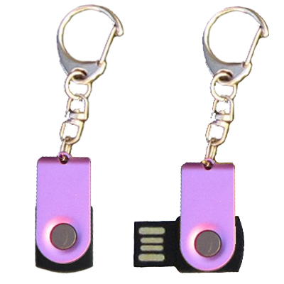 Mini porte-cls USB - 8Gb violet-noir