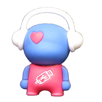 Clef USB caoutchouc bonhomme 8Gb