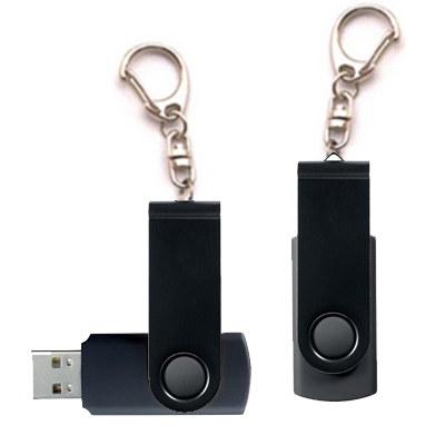 Porte-cls USB noir 8Gb